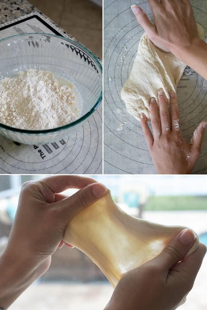 The process to make a crusty french baguette