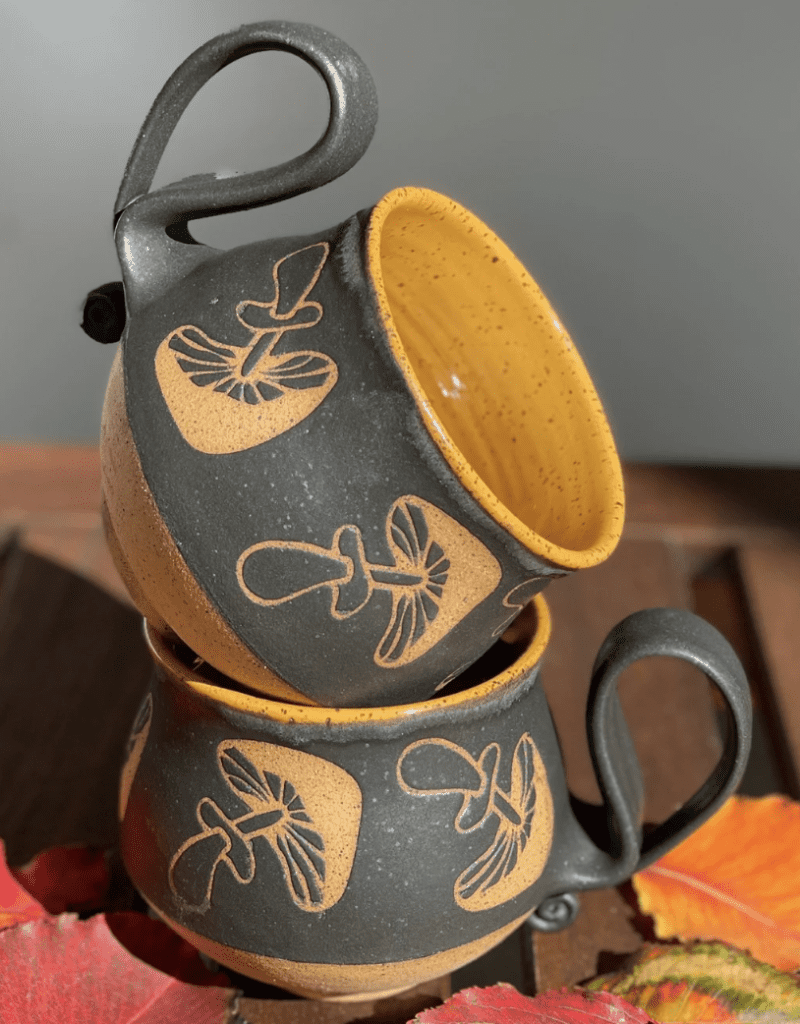 Trendy Coffee Mugs - Mushroom