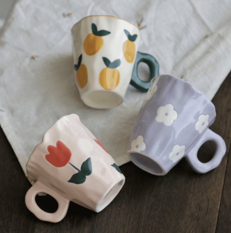 Trendy Coffee Mugs - Rose