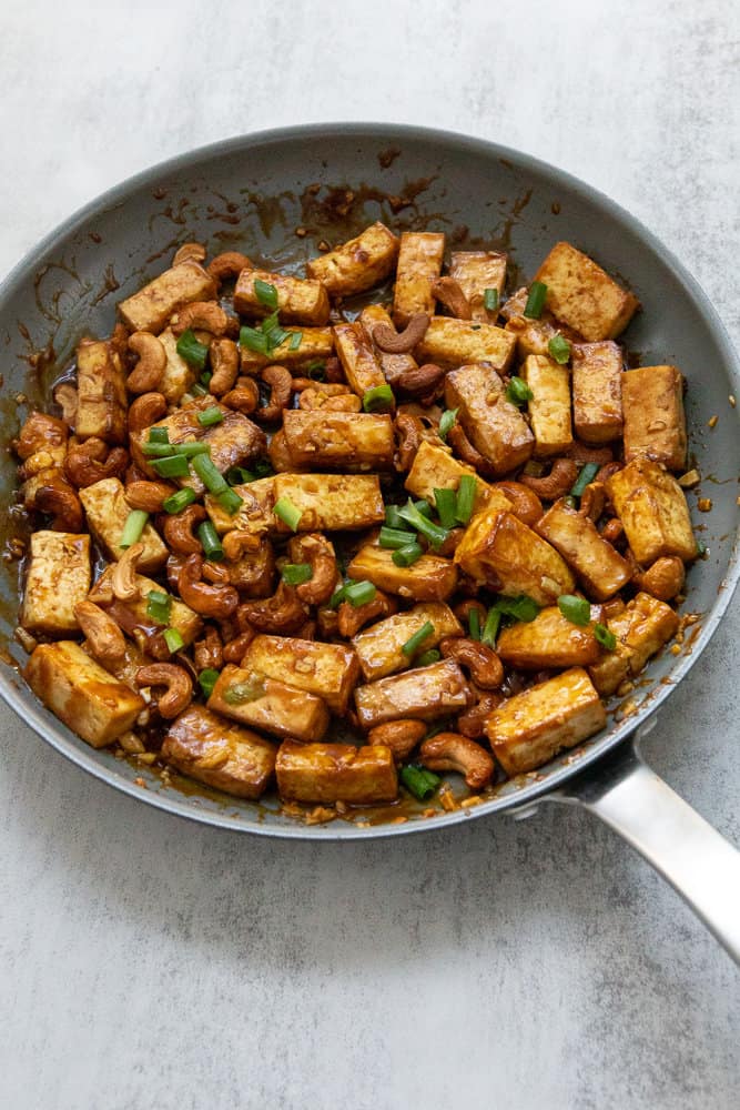 Cashew Tofu in Pan