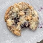 Close up of Blueberry Cookies Recipe