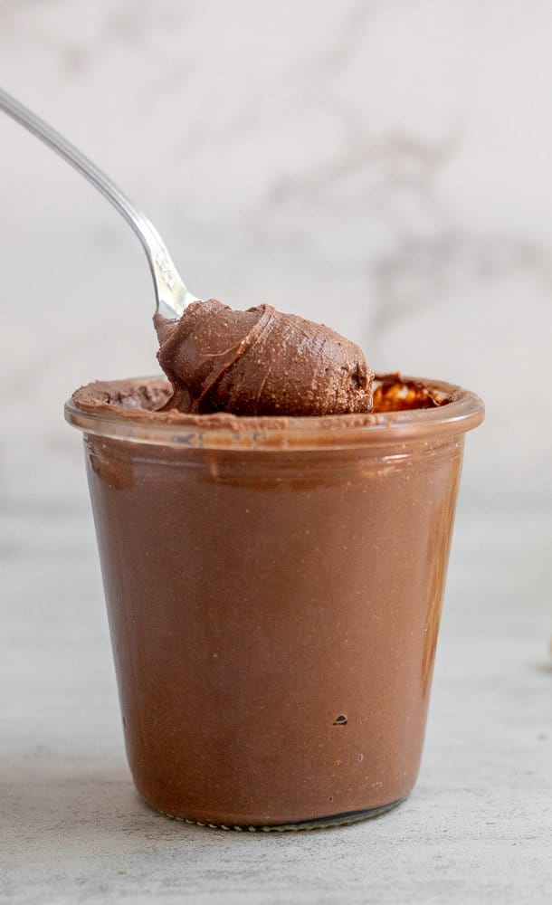 spoonful of chocolate cashew butter
