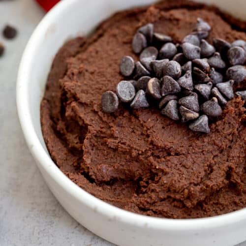 Dark Chocolate Hummus (Dessert Hummus) Nourished with Natalie