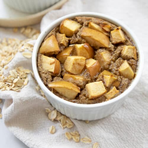 Easy Apple Baked Oats Nourished with Natalie