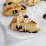 Blueberry lemon scones