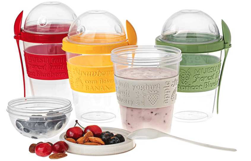  Rtteri 8 Pcs Overnight Oats Container with Lids and