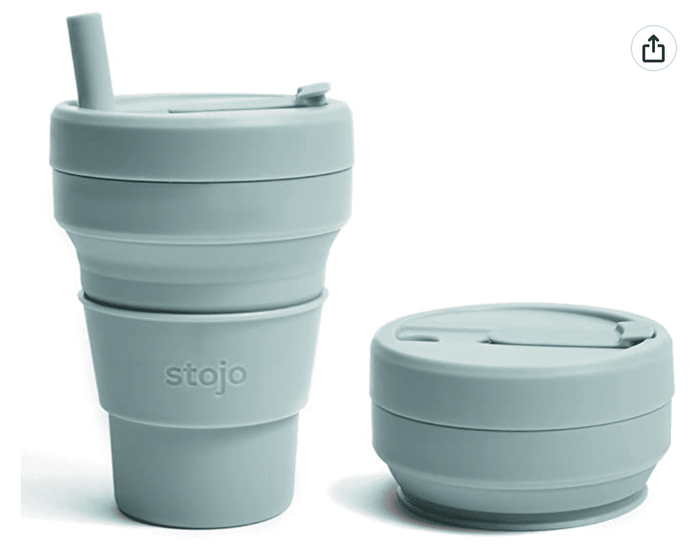 Stojo collapsible cup for smoothies