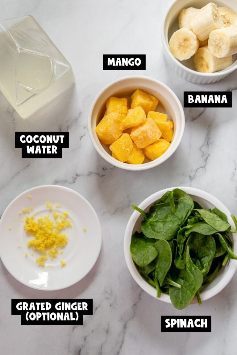 Coconut Water Smoothie (with greens)