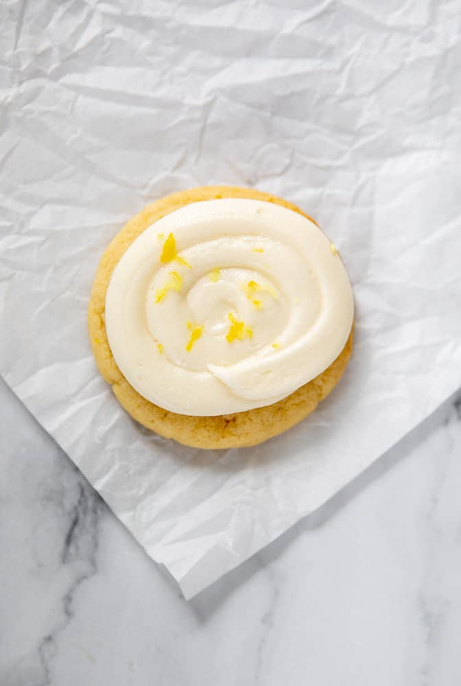 Lemon Cookie with cream cheese