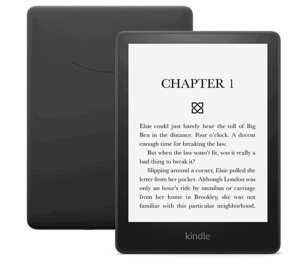A kindle for online reading set to chapter 1