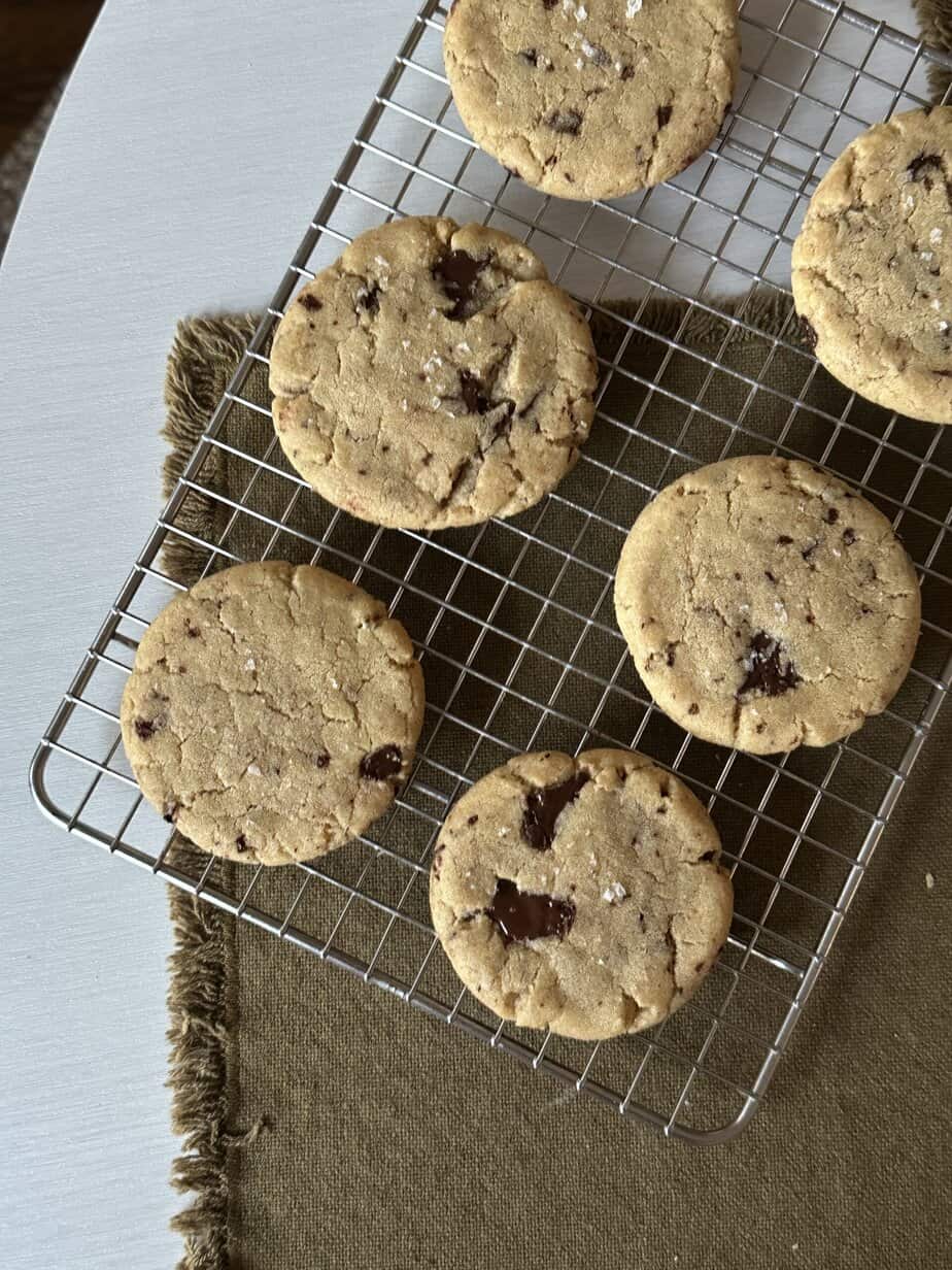 Tahini Chocolate Chunk Cookies