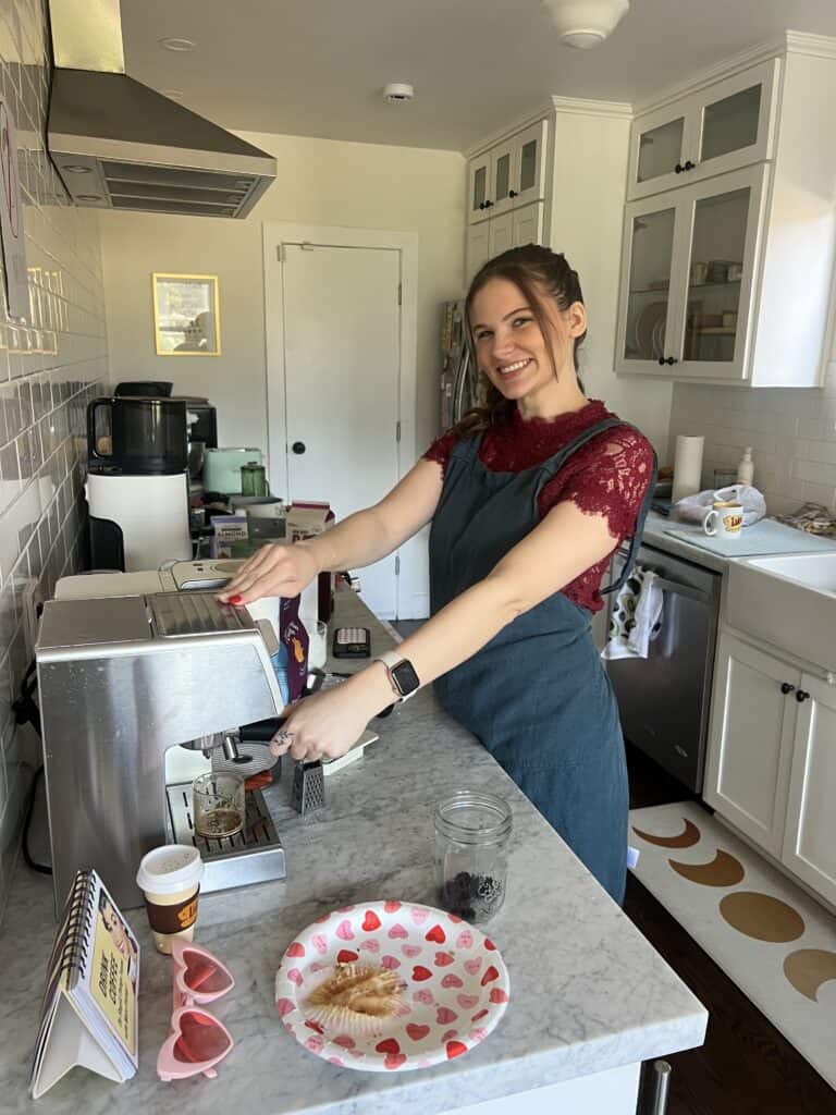 Making espresso for all of my friends