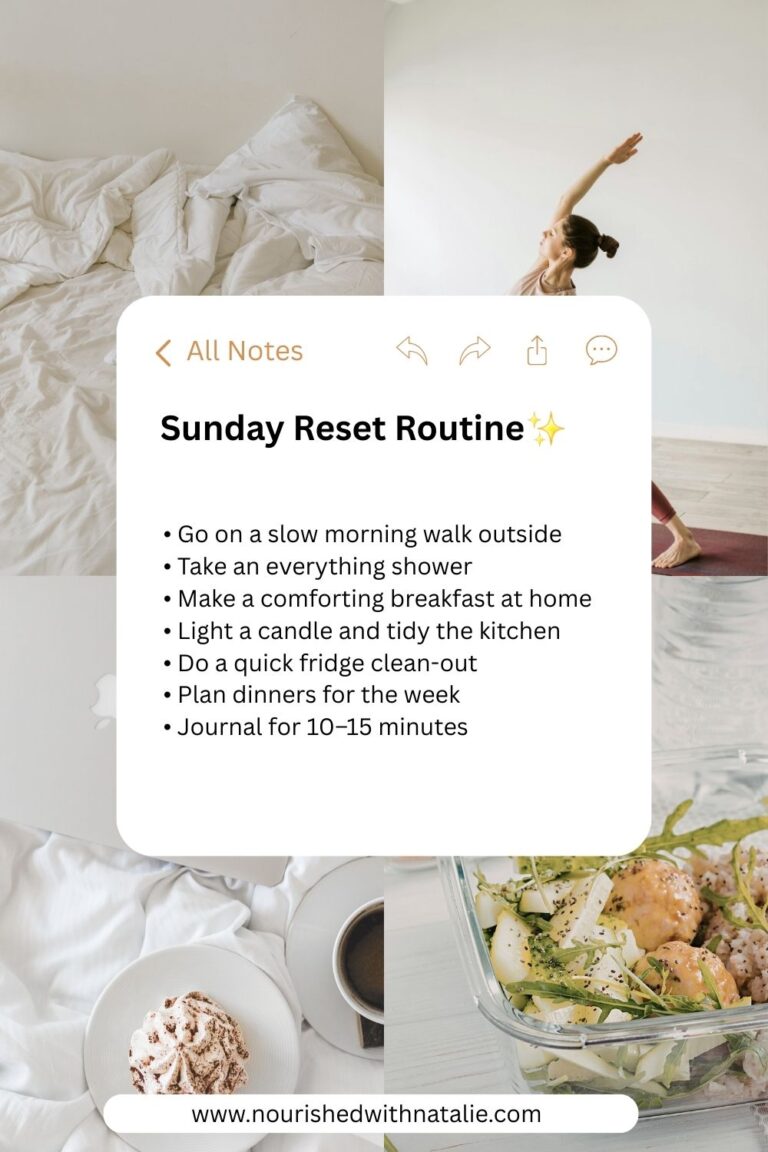 How to Create a Sunday Reset Routine For a Productive Week