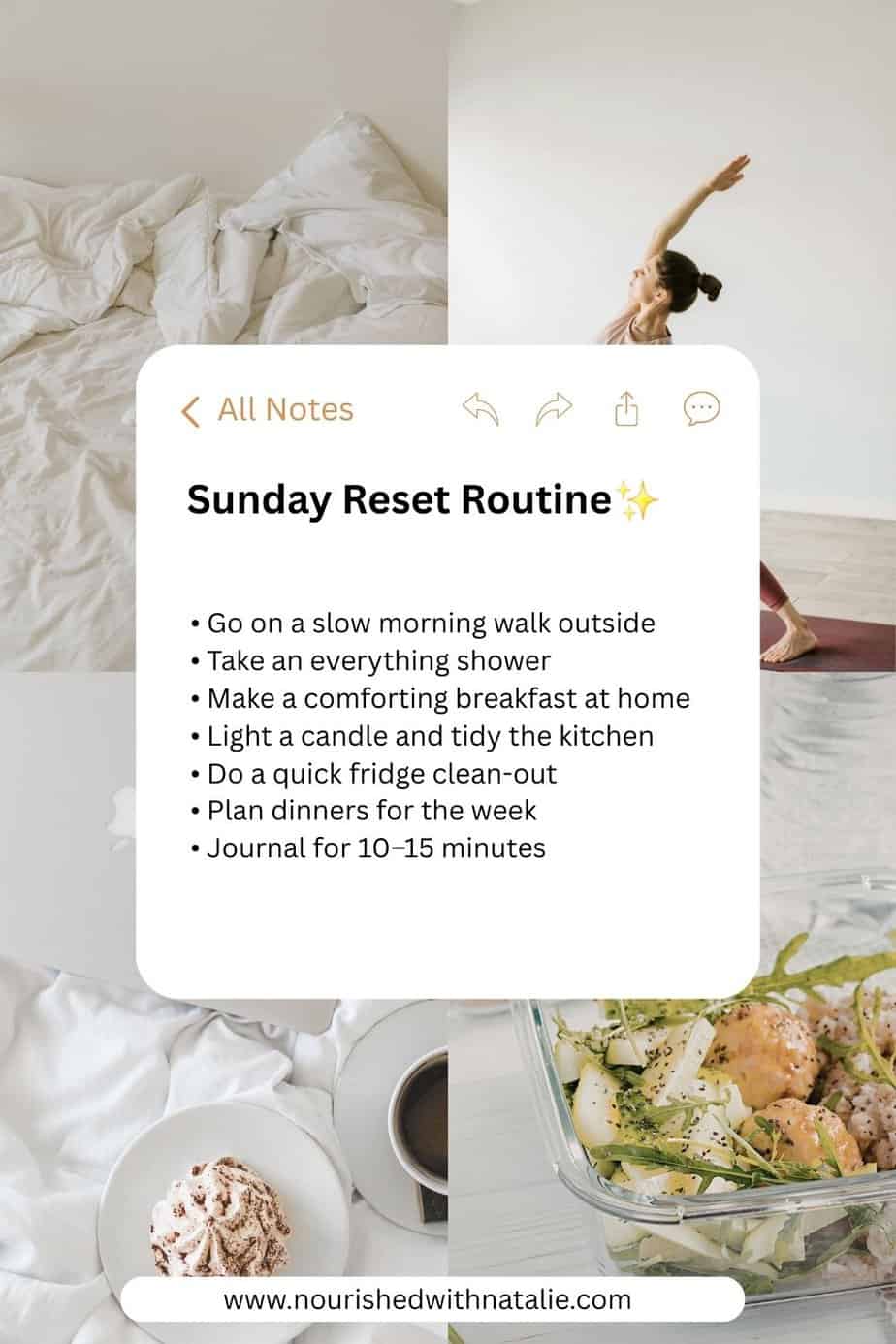 How to Create a Sunday Reset Routine For a Productive Week